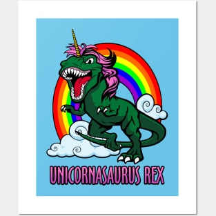 Unicornasaurus Rex Posters and Art